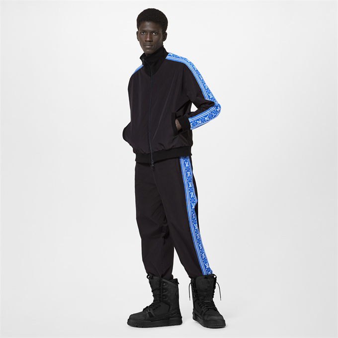 9a+ quality lv louis vuitton fair isle stripe track jacket & trousers